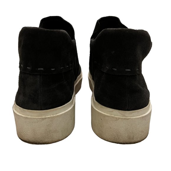 Dolce Vita Gray Suede Leather Mid High Sneaker Size 7.5 - Picture 4 of 10